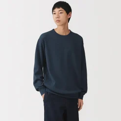 Discount Muji Camiseta de manga larga y tejido waffle Quick Dry para hombre