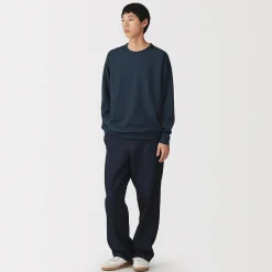 Discount Muji Camiseta de manga larga y tejido waffle Quick Dry para hombre