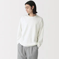 Discount Muji Camiseta de manga larga y tejido waffle Quick Dry para hombre