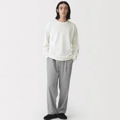 Discount Muji Camiseta de manga larga y tejido waffle Quick Dry para hombre