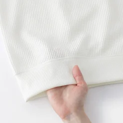 Discount Muji Camiseta de manga larga y tejido waffle Quick Dry para hombre