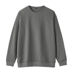 Discount Muji Camiseta de manga larga y tejido waffle Quick Dry para hombre