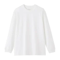 Clearance Muji Camiseta de manga larga y algodón grueso para hombre