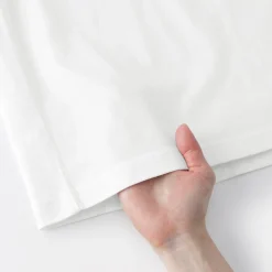 Outlet Muji Camiseta de manga larga y acabado lavado para hombre