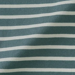 Outlet Muji Camiseta de manga larga y cuello ancho de algodón grueso lavado para hombre