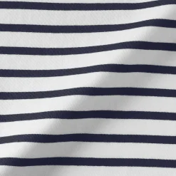 Discount Muji Camiseta de media manga, algodón grueso y cuello barco para mujer