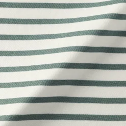 Discount Muji Camiseta de media manga, algodón grueso y cuello barco para mujer