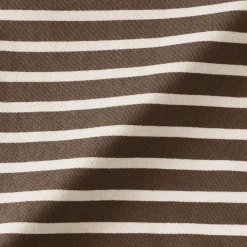 Discount Muji Camiseta de media manga, algodón grueso y cuello barco para mujer