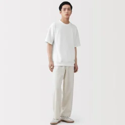 Discount Muji Camiseta de tejido waffle y Quick Dry para hombre