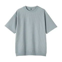 Discount Muji Camiseta de tejido waffle y Quick Dry para hombre