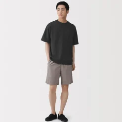 Discount Muji Camiseta de tejido waffle y Quick Dry para hombre