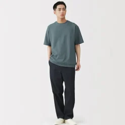 Discount Muji Camiseta de tejido waffle y Quick Dry para hombre