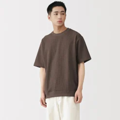 Discount Muji Camiseta de tejido waffle y Quick Dry para hombre
