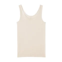 Outlet Muji Camiseta interior ligera de algodón absorbente de humedad para mujer
