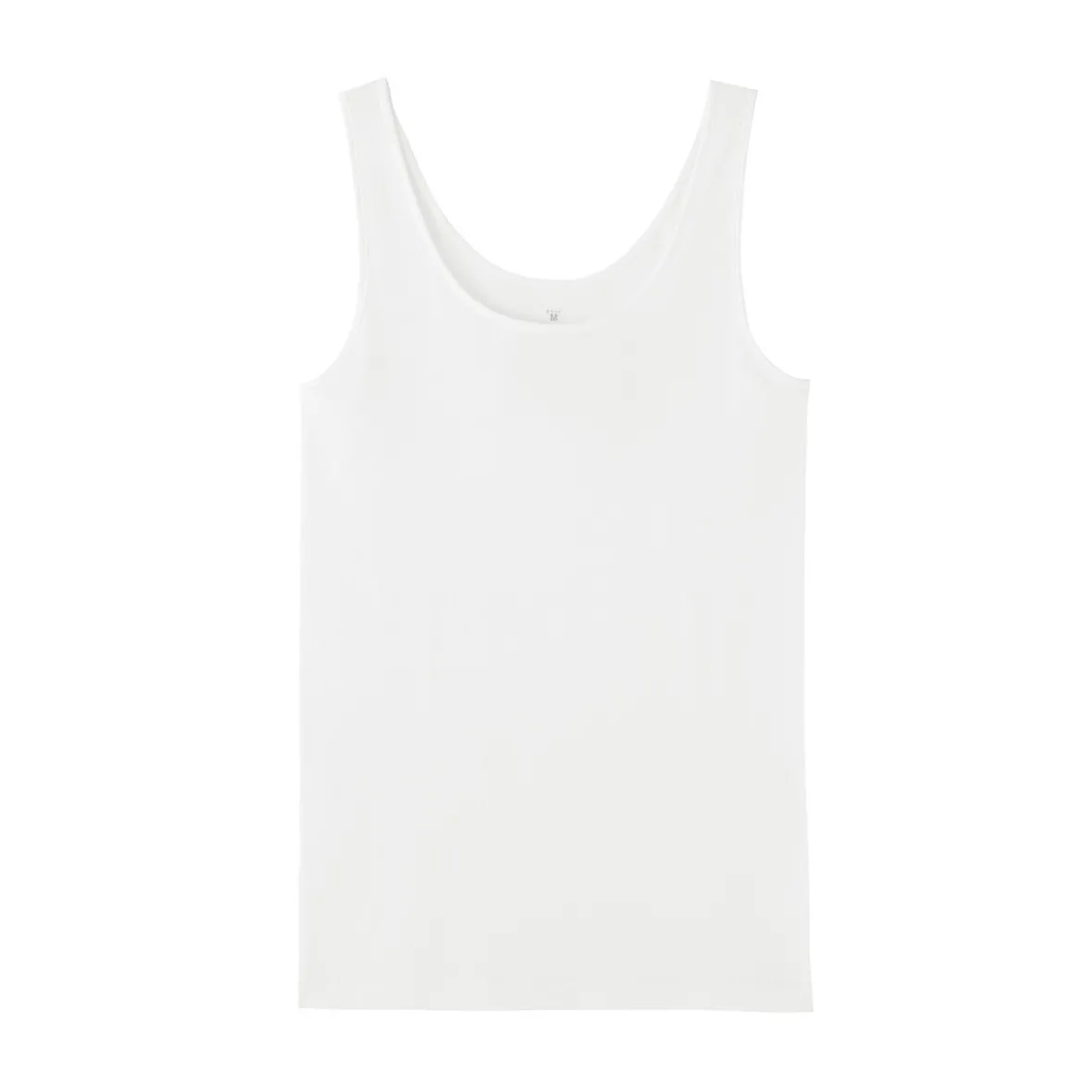 Outlet Muji Camiseta interior ligera de algodón absorbente de humedad para mujer