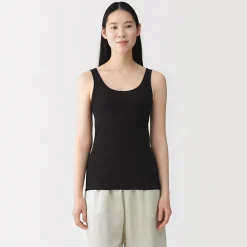 Outlet Muji Camiseta interior ligera de algodón absorbente de humedad para mujer