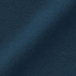 Muji Camiseta manga larga con cuello redondo de algodón cálido y lana para hombre