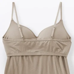 Hot Muji Camisola con sujetador de mezcla de lyocell