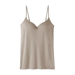 Hot Muji Camisola con sujetador de mezcla de lyocell