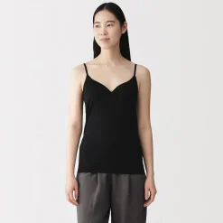 Hot Muji Camisola con sujetador de mezcla de lyocell