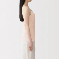Hot Muji Camisola con sujetador de mezcla de lyocell