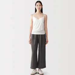 Hot Muji Camisola con sujetador de mezcla de lyocell