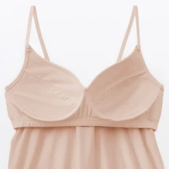 Hot Muji Camisola con sujetador de mezcla de lyocell