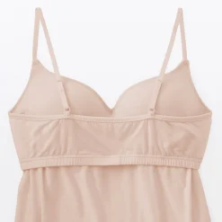 Hot Muji Camisola con sujetador de mezcla de lyocell