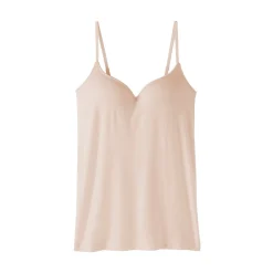 Hot Muji Camisola con sujetador de mezcla de lyocell