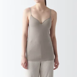Hot Muji Camisola con sujetador de mezcla de lyocell.