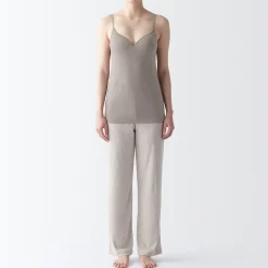Hot Muji Camisola con sujetador de mezcla de lyocell.