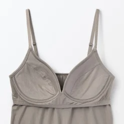 Hot Muji Camisola con sujetador de mezcla de lyocell.