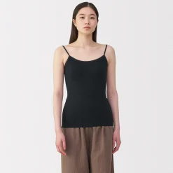 Outlet Muji Camisola de punto elástico para mujer