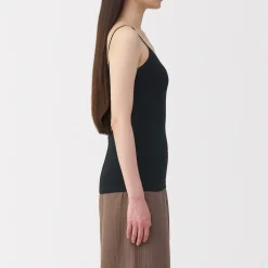 Outlet Muji Camisola de punto elástico para mujer