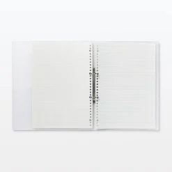 Muji Carpeta de 2 anillos A4, PP