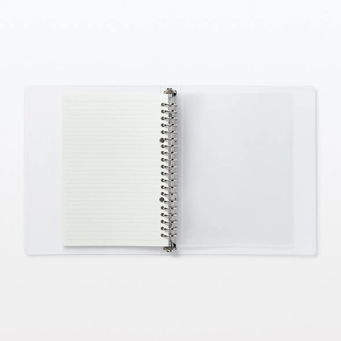 Sale Muji Carpeta de anillas de polipropileno tamaño A5 20 con agujeros