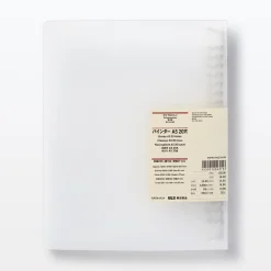Sale Muji Carpeta de anillas de polipropileno tamaño A5 20 con agujeros