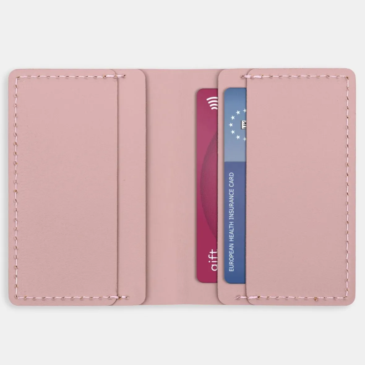 Sale Muji Cartera de viaje de cuero reciclado - Rosa