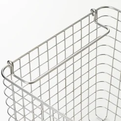 Muji Cesta de acero inoxidable alta