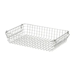 Outlet Muji Cesta de acero inoxidable M (baja) 37 x 26 x 8 cm