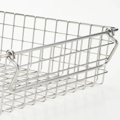 Outlet Muji Cesta de acero inoxidable M (baja) 37 x 26 x 8 cm