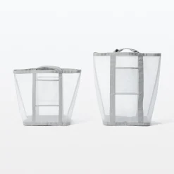 Sale Muji Cesta de la ropa de malla de nailon