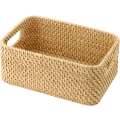 Discount Muji Cesta de ratán con asa