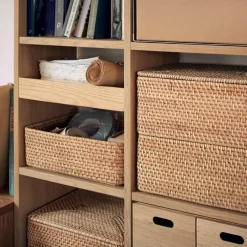 Clearance Muji Cesta de ratán S W26xD36xH12cm