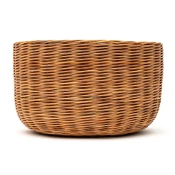 Clearance Muji Cesta de ratán tejida ‐ redonda, M