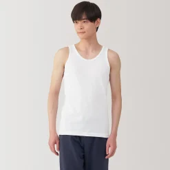 Sale Muji Chaleco de algodón que absorbe la humedad para hombre
