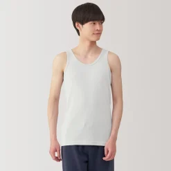 Sale Muji Chaleco de algodón que absorbe la humedad para hombre