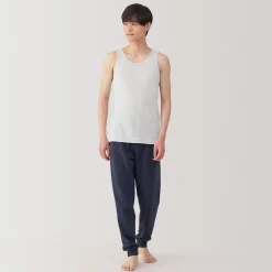 Sale Muji Chaleco de algodón que absorbe la humedad para hombre