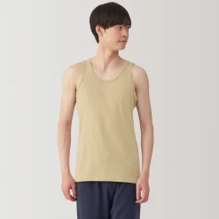 Sale Muji Chaleco de algodón que absorbe la humedad para hombre