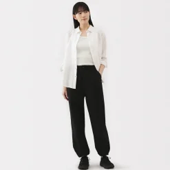 Outlet Muji Chaleco de canalé para mujer